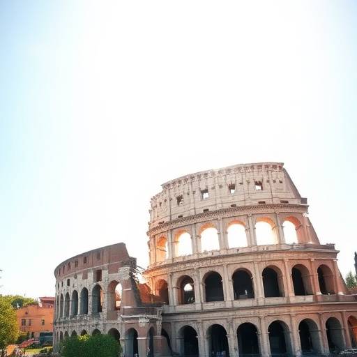 Colosseum in Rome during the day